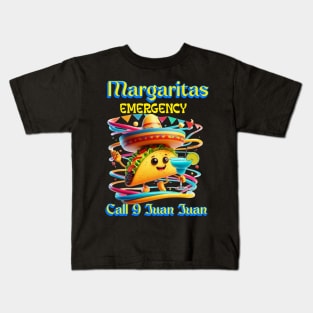 Sizzling Fiesta: Margaritas Emergency Kids T-Shirt